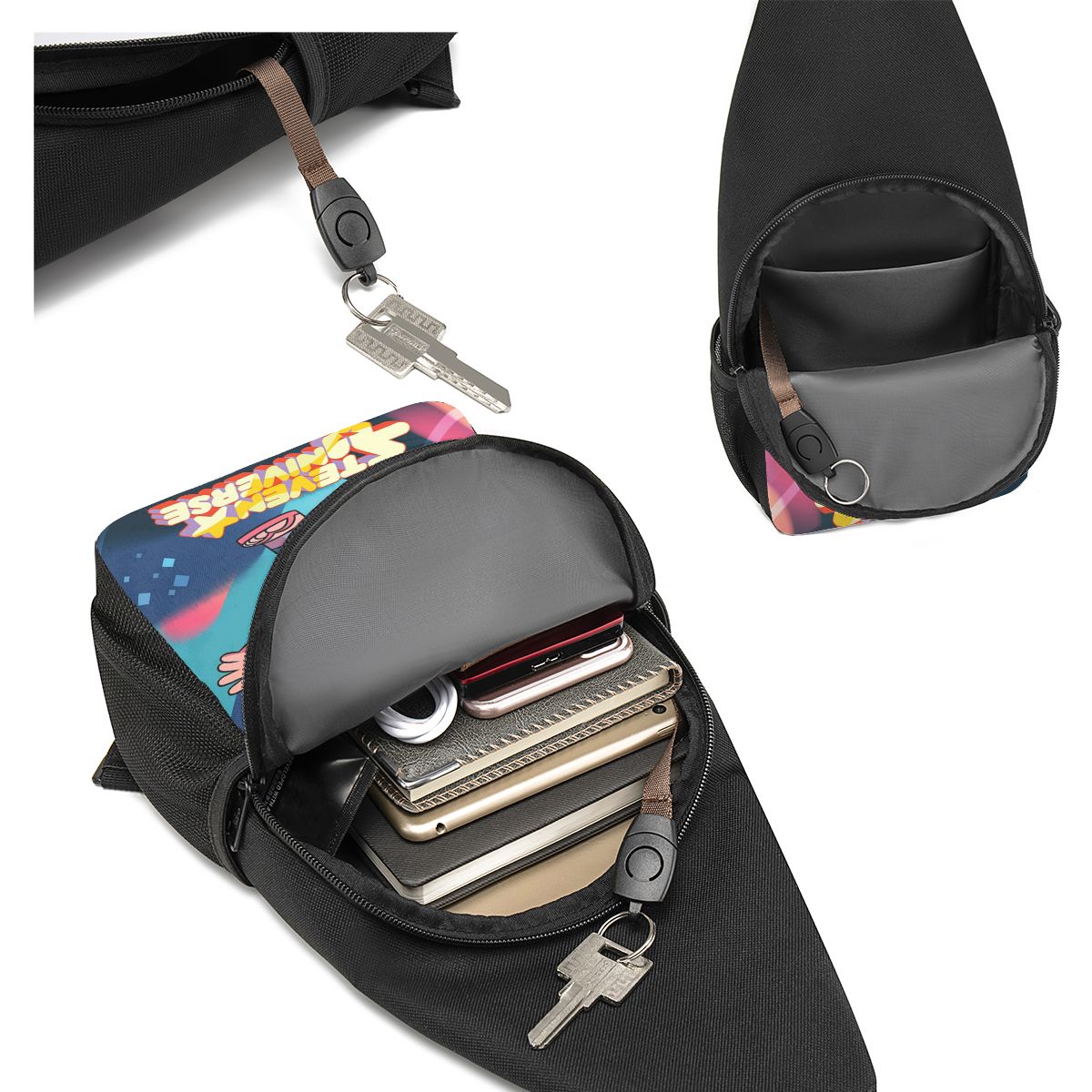 Steven Universe Chest Bag Men  - Sling Backpack Shoulder recension och pris