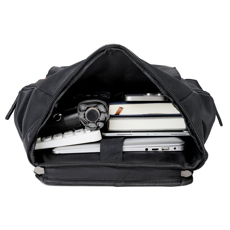 New Vintage Men's Leather Back - Leather Backpack Vintage recension och pris