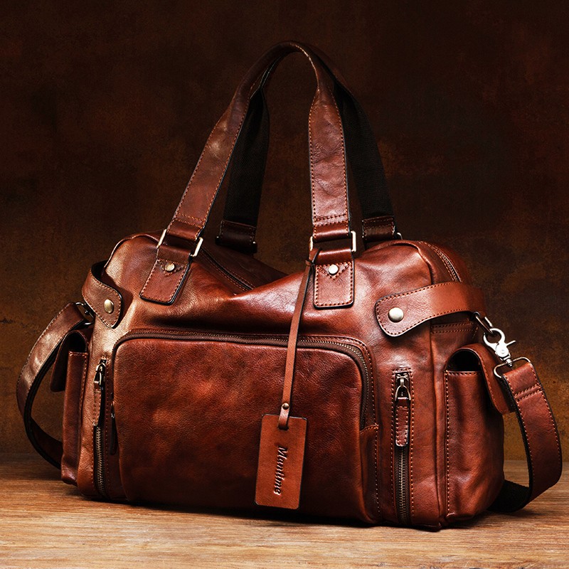 Vintage vegetable tanned leath - Leather Backpack Vintage recension och pris