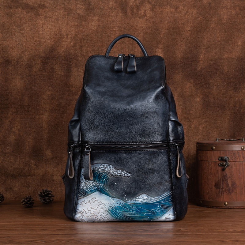 Johnature Genuine Leather Wome - Leather Backpack Vintage recension och pris