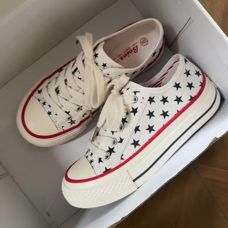 Casual Star Low-Top Canvas Sho - Vans Shoes Old Skool recension och pris
