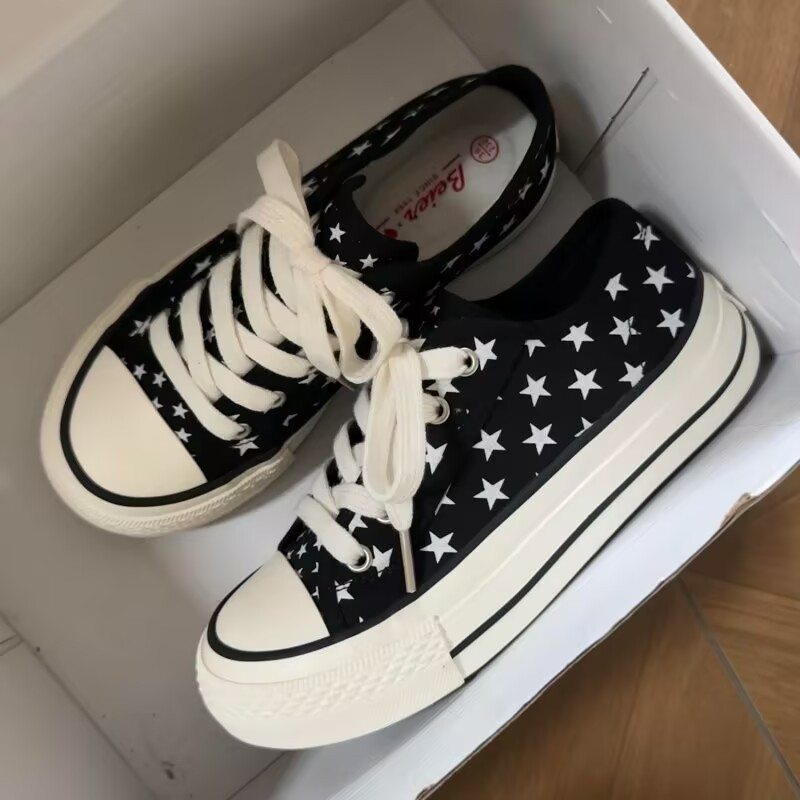Casual Star Low-Top Canvas Sho - Vans Shoes Old Skool recension och pris