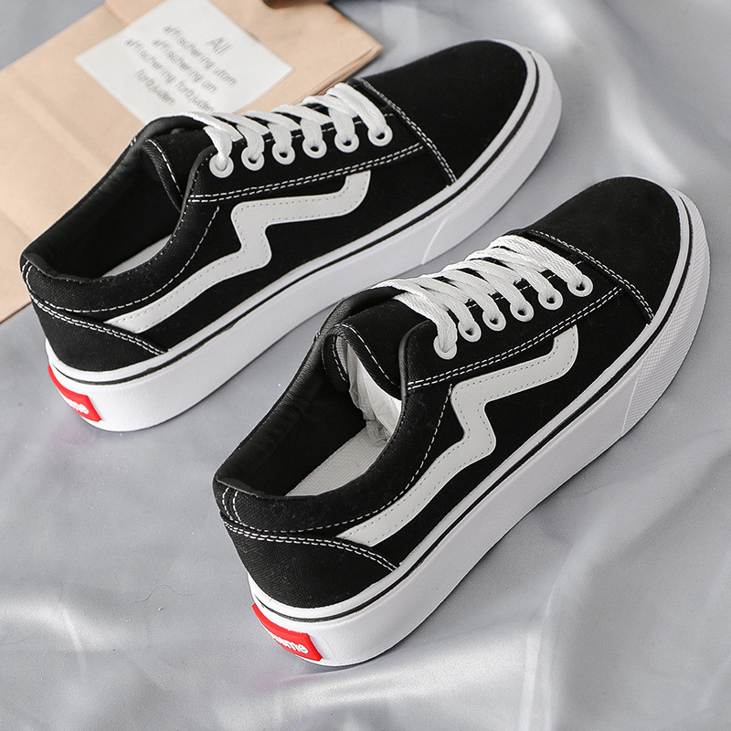 2025 Spring New Canvas Shoes f - Vans Shoes Old Skool recension och pris